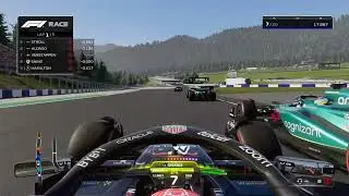 Max Overtakes With F1 23 Rocket Ship At Austria