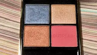 A chatty GRWM using the new Guerlain  Ombres G in 396 Denim Blossom 