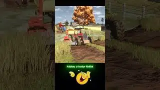 Atolou o trator! #farmingsimulator25 #fs25gameplay #fs25 #farming #humor #memes #engra&ccedil;ado