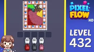 Pixel Flow Level 432 Solution Walkthrough