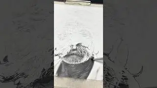 Hyperrealistic Old Man Portrait #art #shorts #drawing #trending #artist #ytshorts