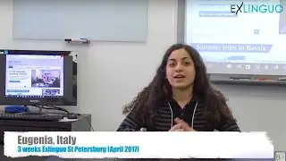 Review (in English) of Exlinguo St Petersburg Russian language school by Eugenia, Italy