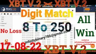 Best Binary BOT || Digit No Loss || Binary.com|| Deriv.com || Binary Bot|| 17-08-22