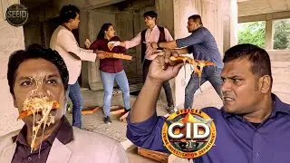 Pizza की लड़ाई के बीच  Daya ने Abhijeet के मुंह पर फेंका Pizza || CID || Latest Episode