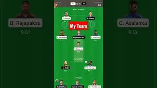 SL vs AFG dream11 team || Sri Lanka vs Afghanistan 1st T-20 Asia Cup 2022  | Dream11 team prediction