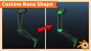 Custom Bone Shape | Blender Rig Tutorial