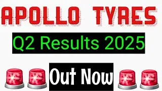 Apollo Tyres Share Q2 Results 2024 ll Apollo Tyres Share News ll Share News 🚨🚨🚨🚨