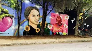 Krog Street Tunnel artistic view in Atlanta 2021!