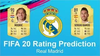 REAL MADRID FIFA 20 RATING PREDICTION