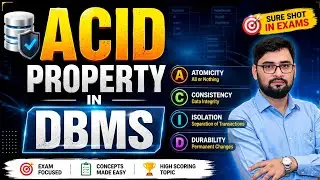 Свойства ACID в системах управления базами данных. Экзамены UGC NET, экзамены GATE, семестровые э...