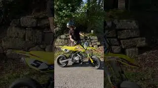 Premi&egrave;re fois je roule avec cette 150 RFZ Sm ! 😍 #moto #course #fyp
