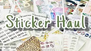Planner Sticker Haul feat. SPC, TCMC, Kinzis Creation & MORE!