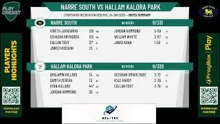 Narre South v Hallam Kalora Park