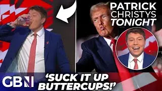 Watch Patrick Christys HILARIOUSLY Mock Left-Wing Media as Trump&rsquo;s US Victory Causes Uproar