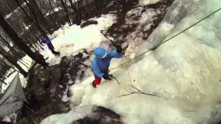 Ice climbing - Adirondacks rain/waterfall special