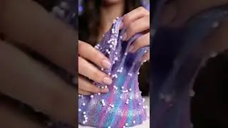 The Most Satisfying Galaxy Slime Swirl ✨