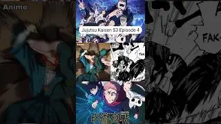 Jujutsu Kaisen S3 Episode 4 | Anime Vs Manga Ch : 149-152 #jujutsukaisen #itadoriyuuji #gojosatoru