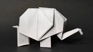 How to Make Elephant Origami | Simple Paper Animal Craft | Art & Craft Studio Karishma Jerry