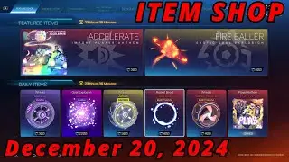 December 20 Rocket League Item Shop: SAFFRON ZEFRAM WHEELS!