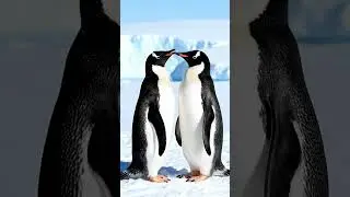 Penguin love Birds 🐧#ai #funny #love #youtube #youtubeshorts #lovesong #couple #viral #cute