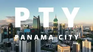 PANAMA CITY by Drone - [4K] Aerial Footage