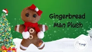 DIY Gingerbread Man Plush|【FREE PATTERN】|Christmas Gift| Step-by-step Tutorial for beginner| DIY姜饼人