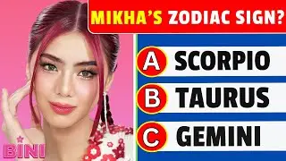 How Well Do You Know MIKHA from BINI? 💫 | FUN FACTS QUIZ
