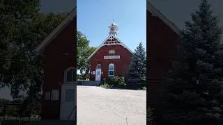 Old 1883 Schoolhouse - Sheffield Village Hall With Bell in Sheffield, OH #schoolhouse #oldbuilding