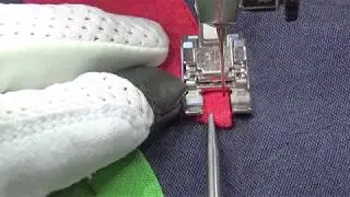 Machine Applique with an Open Toe Embroidery Foot