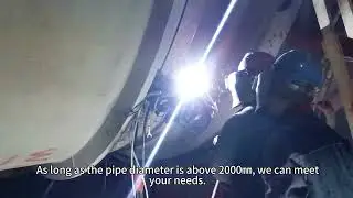 Professional large water pipe welding solutions.