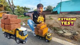Extreme Testing Of My RC Truck 🔥 | Loaded 25KG Bricks On The Truck
