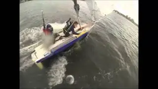 laser 4000 pol 4037 sailing skiff