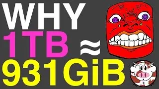 Kilobytes, Kibibytes, and Why 1 TB &asymp; 931 GiB