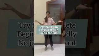 Beginner Friendly No jump Workout | Hit your step target  | No floor work | #shorts | NishFit