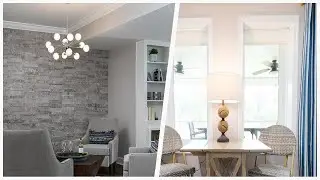 75 Coastal Brown Floor Basement Design Ideas You'll Love 😊