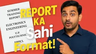 Summer Training Report Banani Hai? UPPCL Wale Students Yeh Dekho! 📄💡@ur_semester_wala