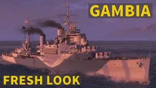 Гамбия &mdash; крейсер Содружества T7 | World of Warships