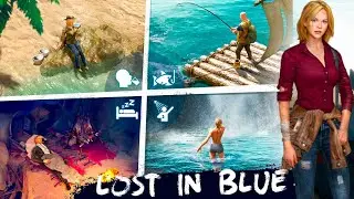 Самый Красивый Survival на АНДРОИД ► LOST in BLUE