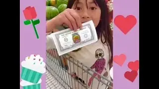Fun Kid size grocery shopping/How to budget money-Teach Kids/Learn budgeting - Part 1