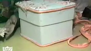 Caja Victorianas - Cuadradas con telas Crudas