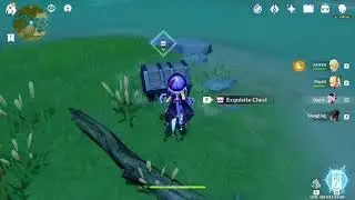 Hidden chest ! Mine on small island near Falcon Coast | Genshin Impact | Exploring Teyvat