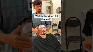 Indian Barber's Best: Haircut, Head Massage & De-Tan (Full Service) 🇮🇳 #menshaircut #asmr #hair #yt