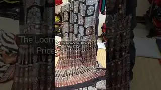 Trending Black Ajrakh Modal Silk Saree With Glued Mirrors#ajrakhsaree #ajrakhworksaree #theloomsaree