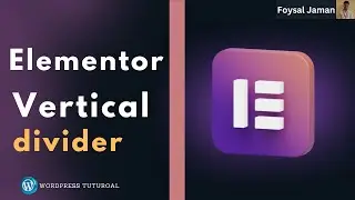 Vertical divider in elementor | Elementor advanced tutorial