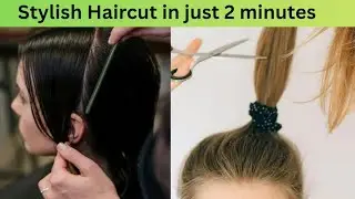 Stylish Haircut in Just Two Minutes| Trending haircut|Irtaza Murtaza Fun