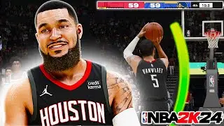 Using DRAKE'S Twin Got SWEATY in NBA 2K24 Play Now Online...