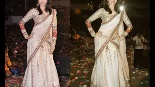 How to drape/wear a saree in lehenga style perfectly