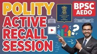 Polity Active Recall for BPSC AEDO | Inclusive Learning Session | High-Yield MCQs & Quick Revision