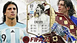 LORD VALDANITO 👑🇦🇷!!! WORLD CUP ICON HERN&Aacute;N CRESPO PLAYER REVIEW!!! FIFA 23 RTG #58