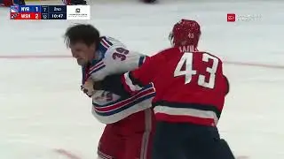 Sam Carrick vs Tom Wilson, Rangers @ Caps - 31st Dec 2025
